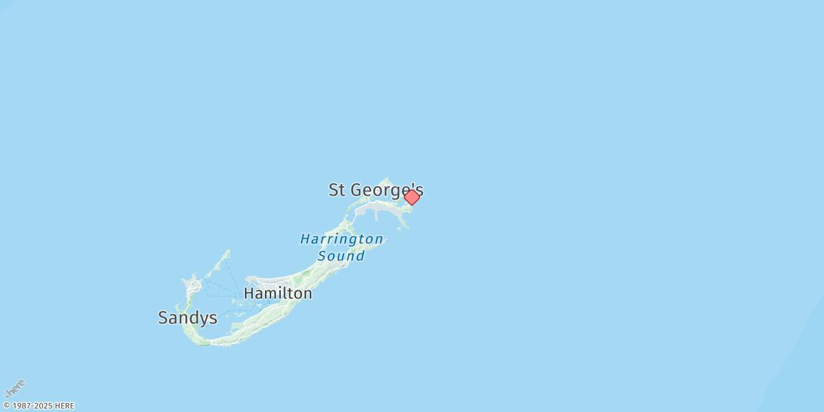 Map of Saint David's Island