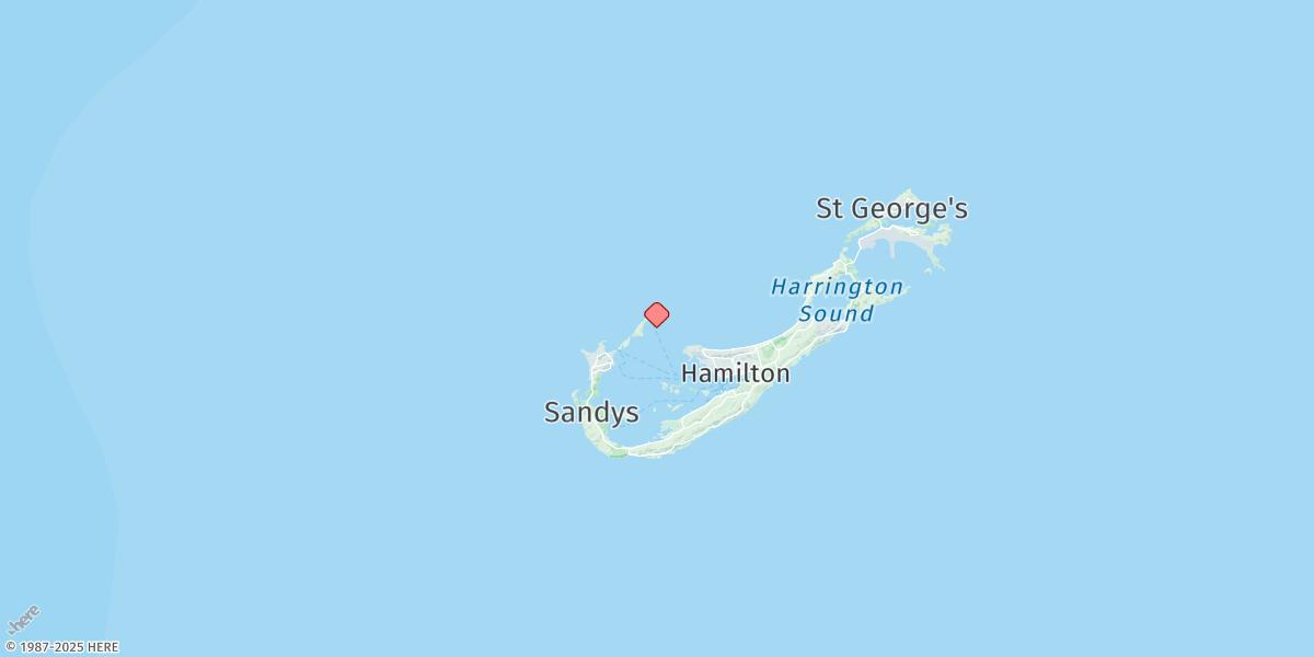 Map of Great Sound