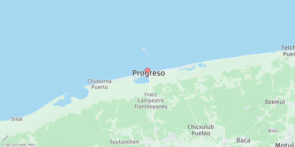 Map of Progreso