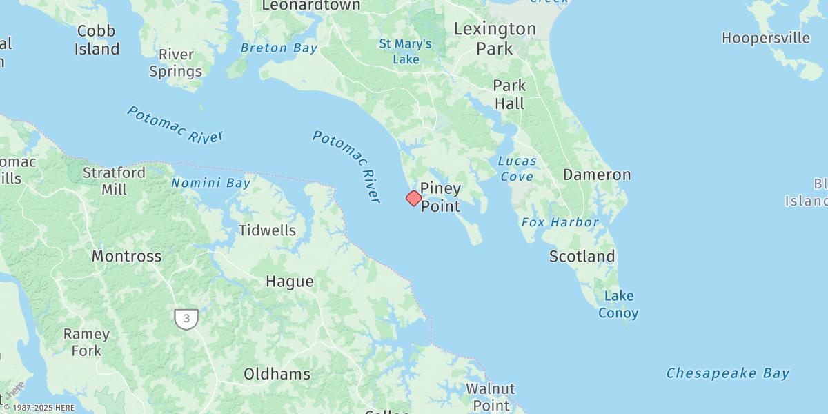 Map of Piney Point