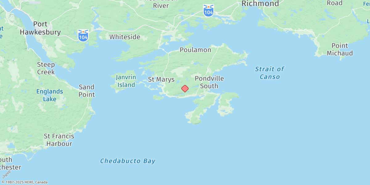 Map of Arichat