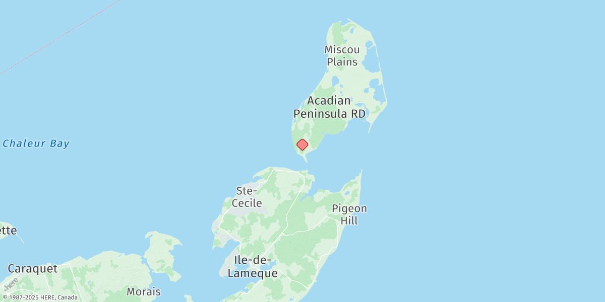 Map of Miscou