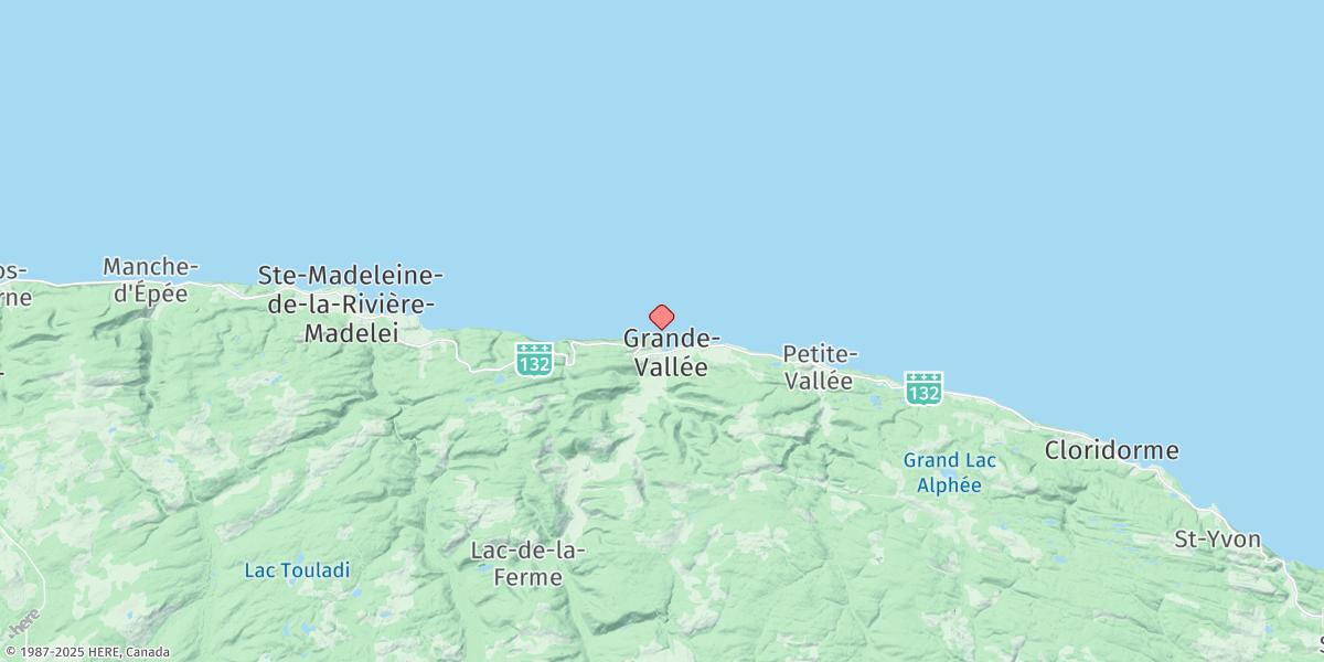 Map of Grande Vallee