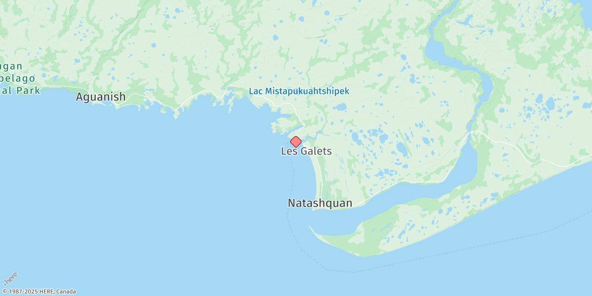 Map of Natashquan