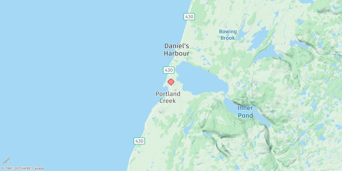 Map of Portland Cove