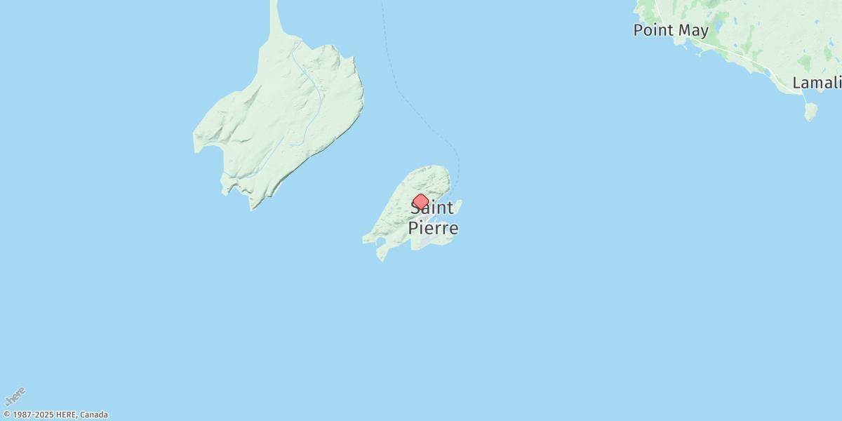 Map of Port De St. Pierre