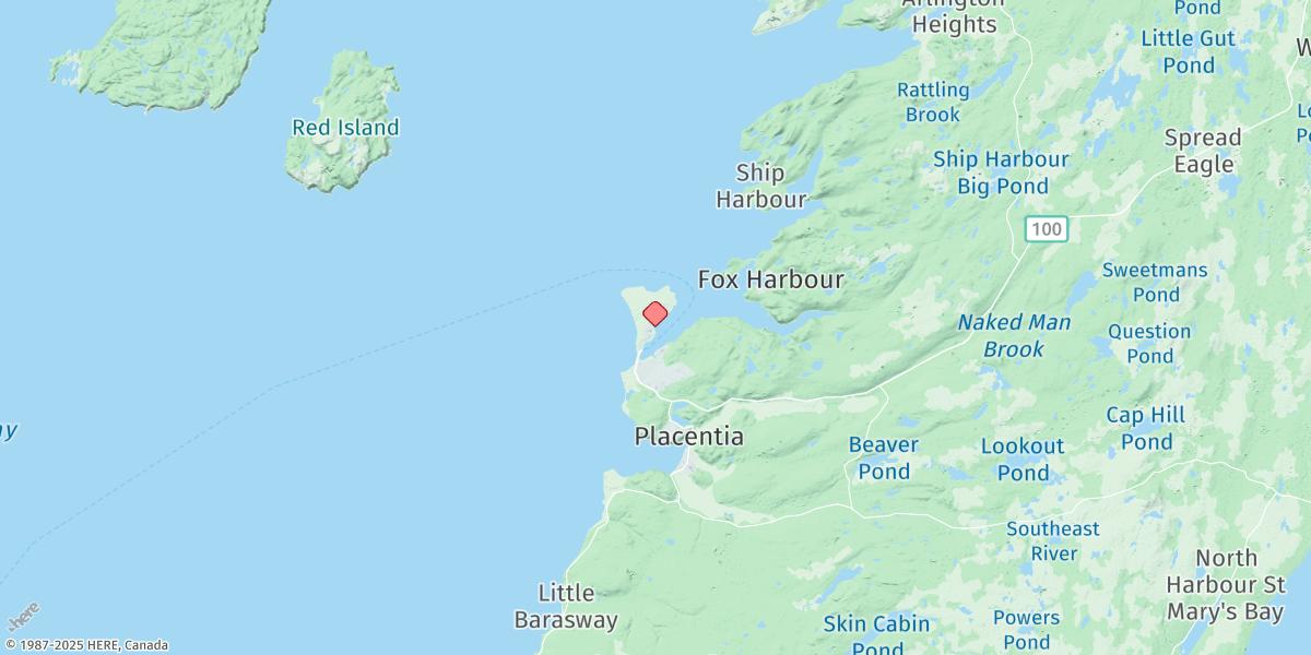 Map of Argentia