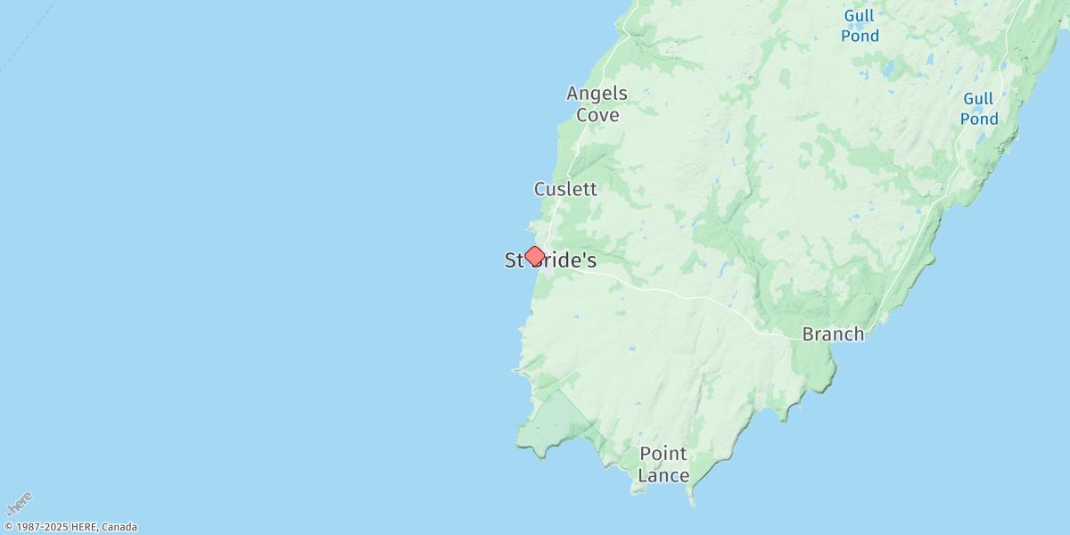 Map of St. Bride's