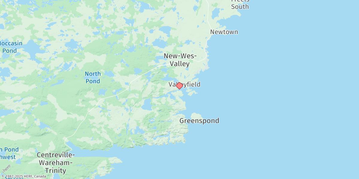 Map of Valleyfield