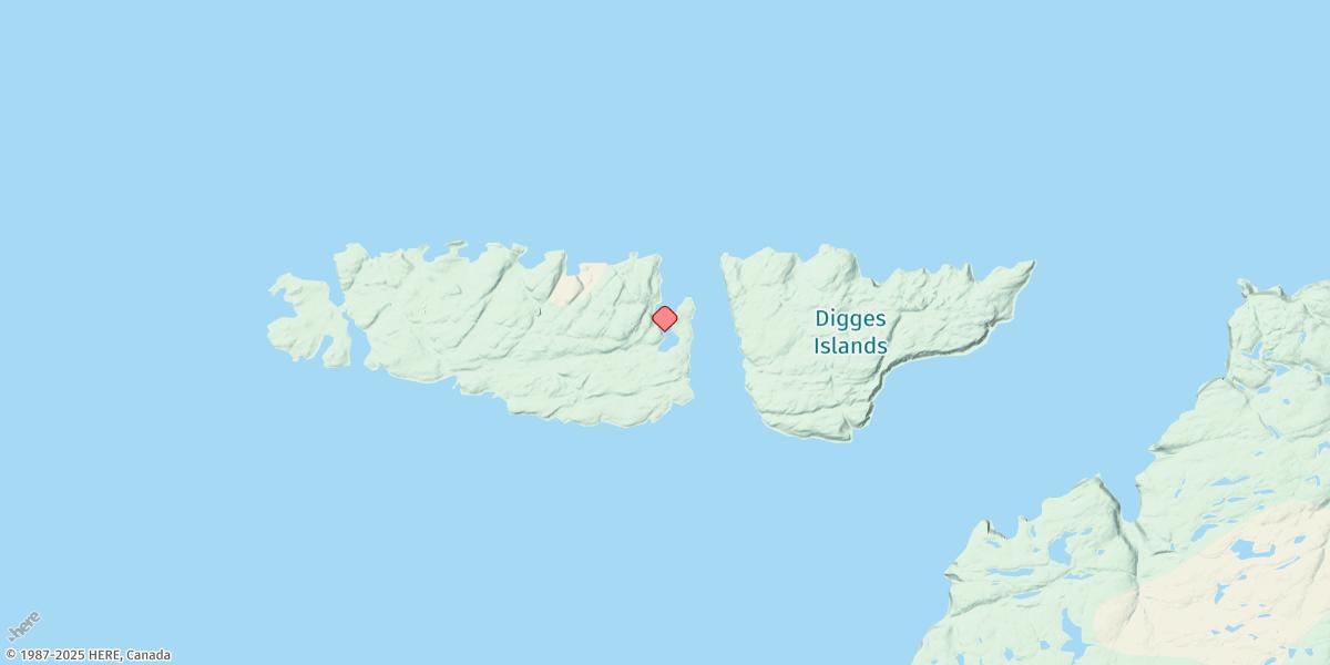 Map of Digges Harbour