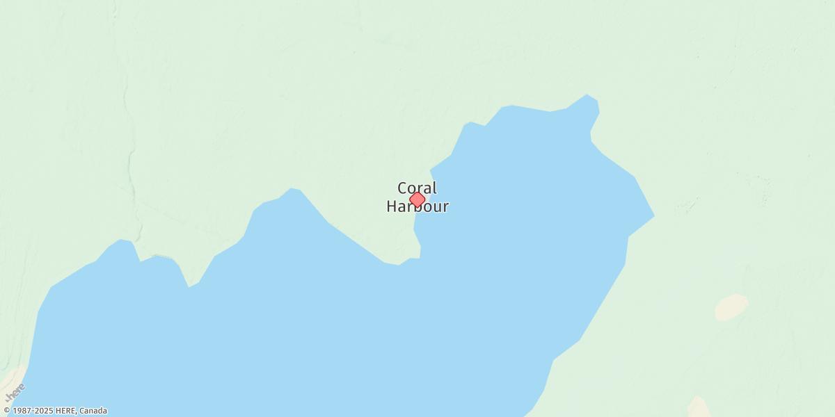 Map of Coral Harbour