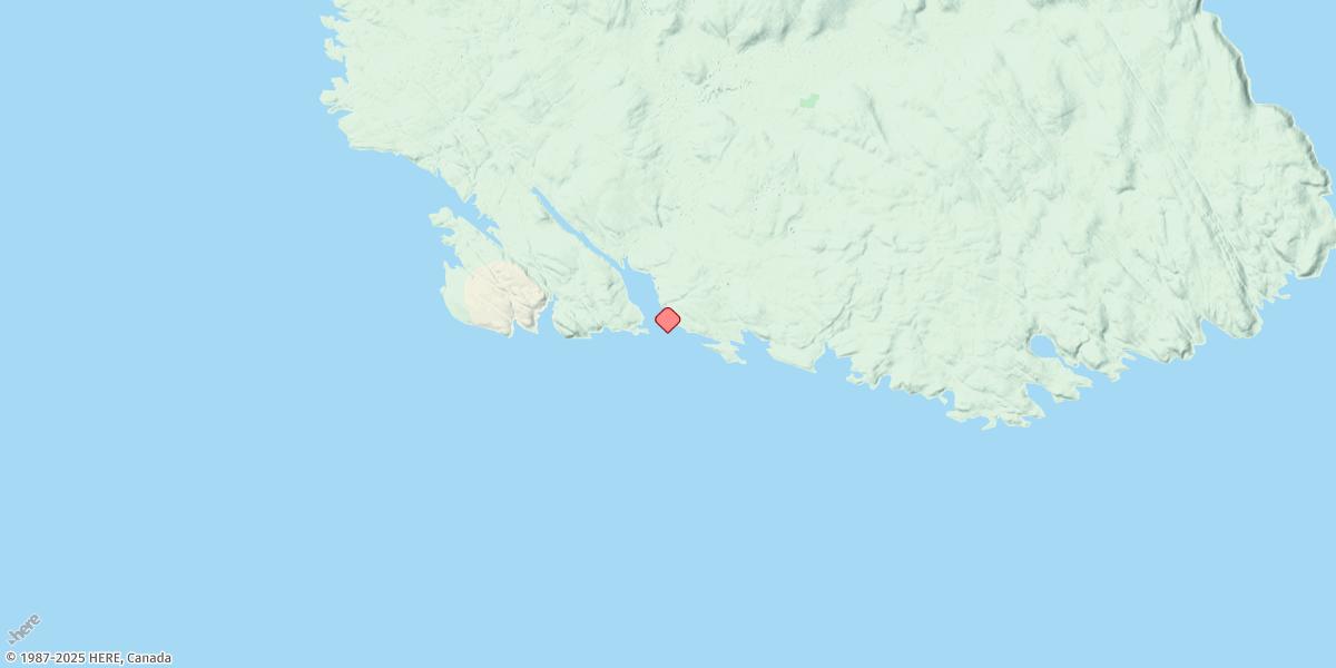 Map of Ashe Inlet