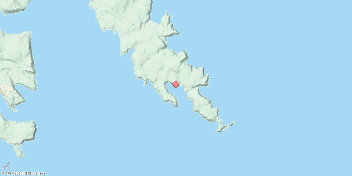 Map of Brevoort Harbour