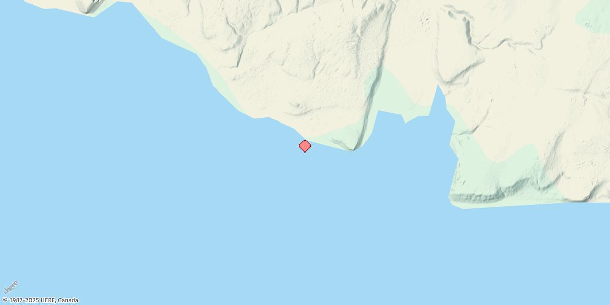 Map of Rigby Bay
