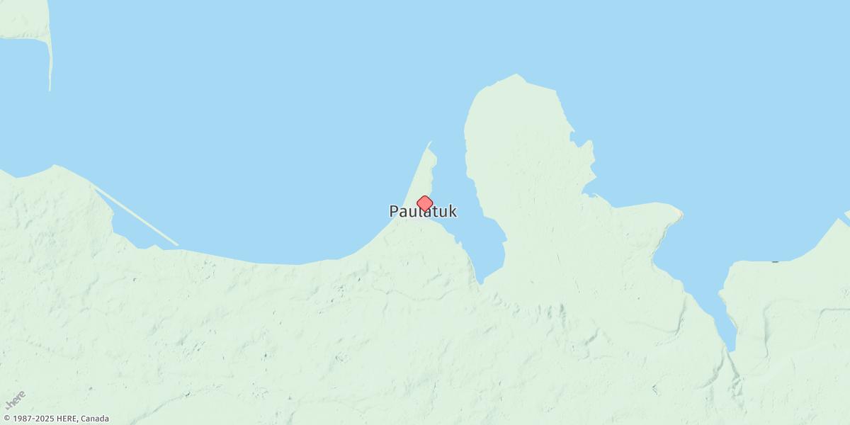 Map of Paulatuk