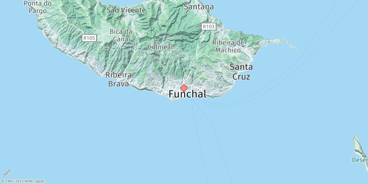 Map of Funchal
