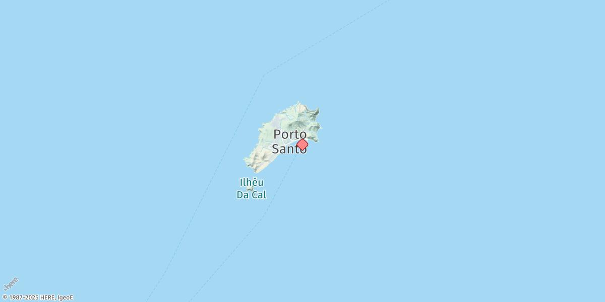Map of Porto Santo