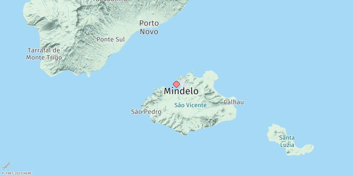 Map of Porto Grande De S. Vicente