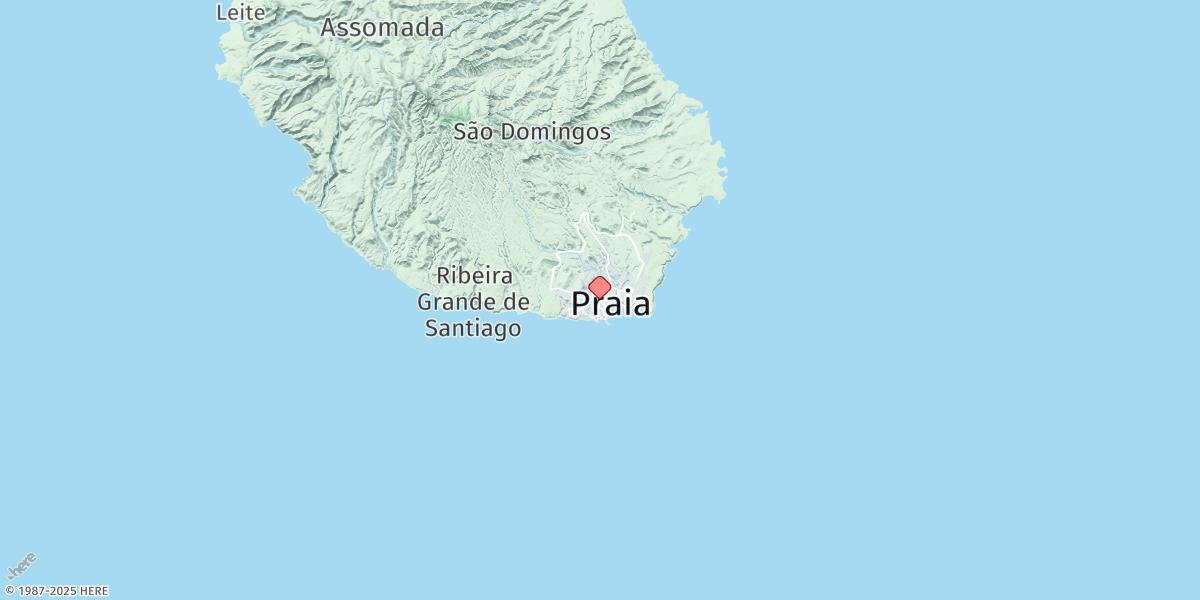 Map of Porto Da Praia