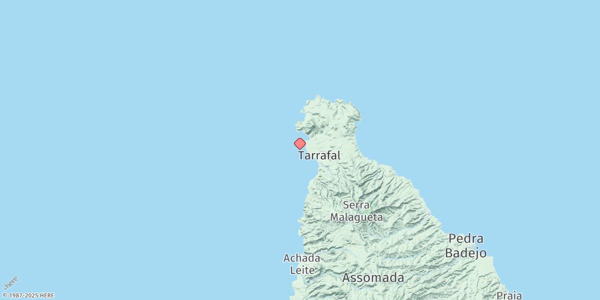 Map of Baie Do Tarrafal