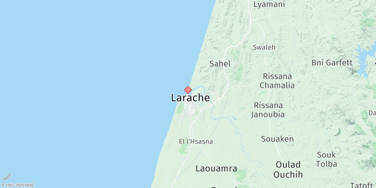 Map of Larache