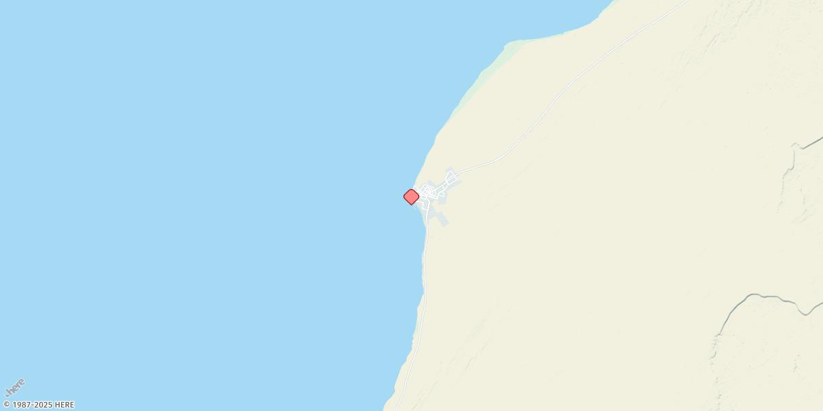 Map of Cabo Bojador