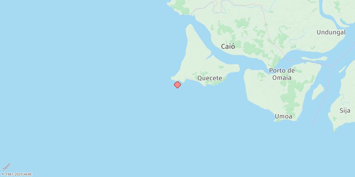 Map of Ilheu De Caio
