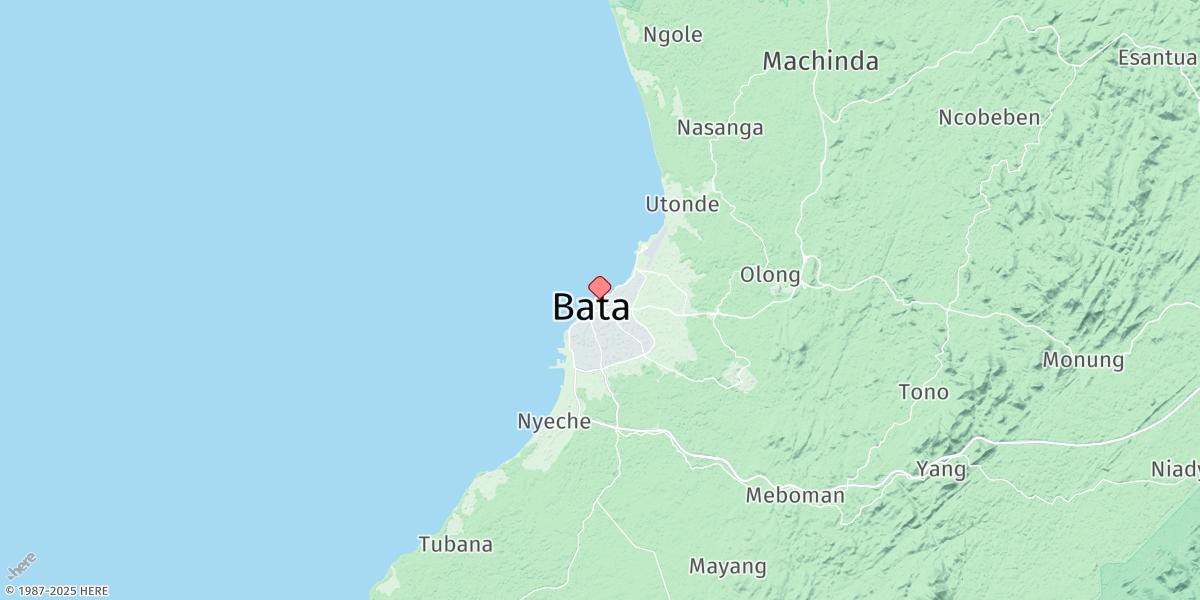 Map of Bata