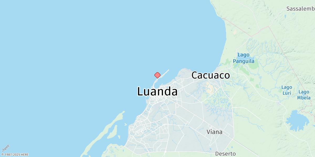 Map of Porto De Luanda