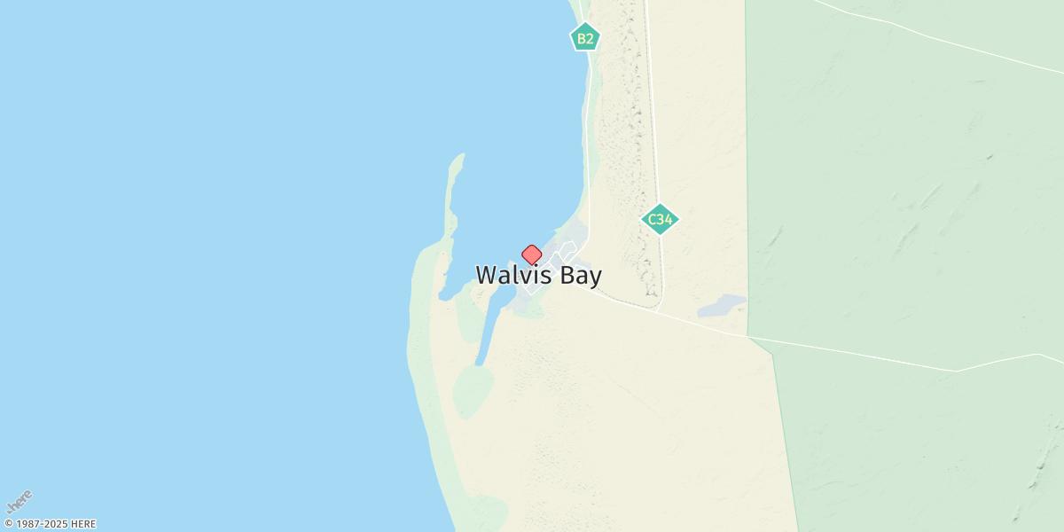 Map of Walvis Bay