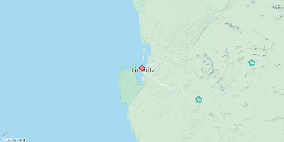Map of Luderitz