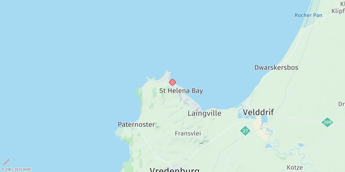 Map of St. Helena Bay