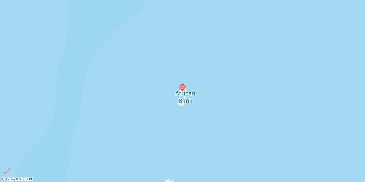 Map of Bancs Africains