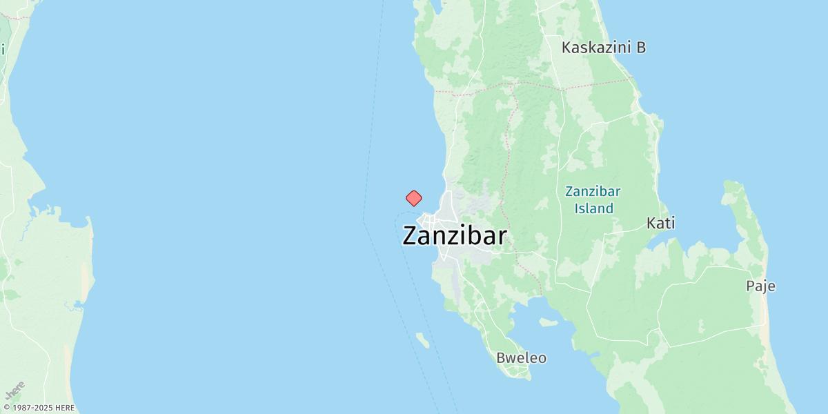 Map of Zanzibar