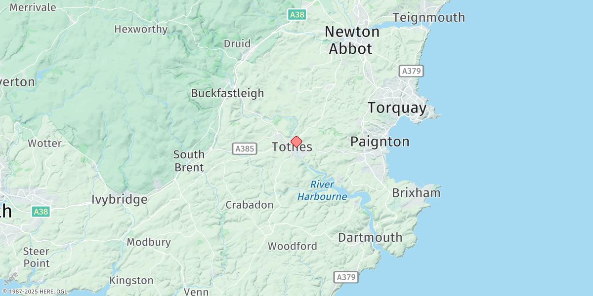 Map of Totnes