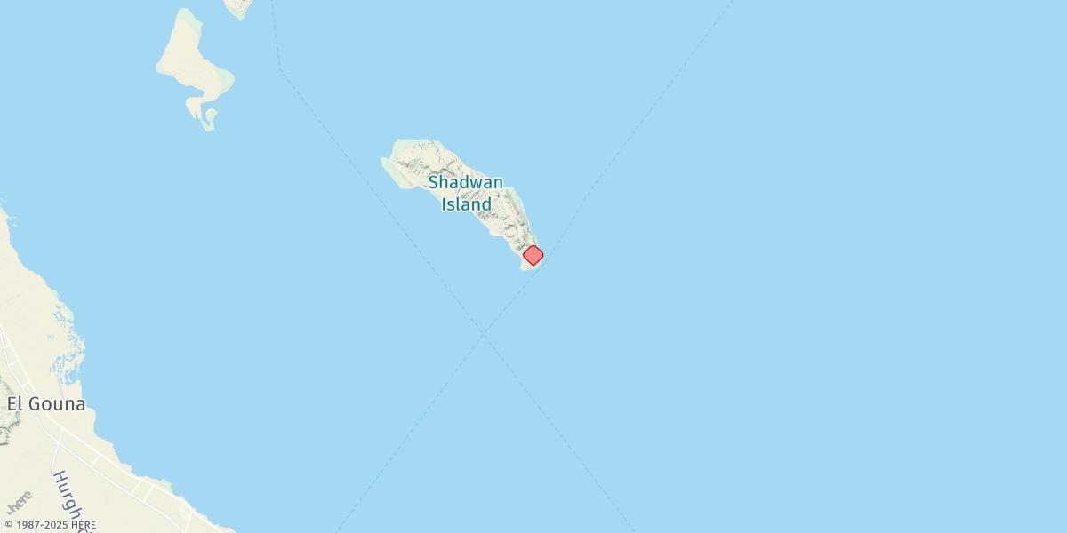 Map of Jazirat Shakir