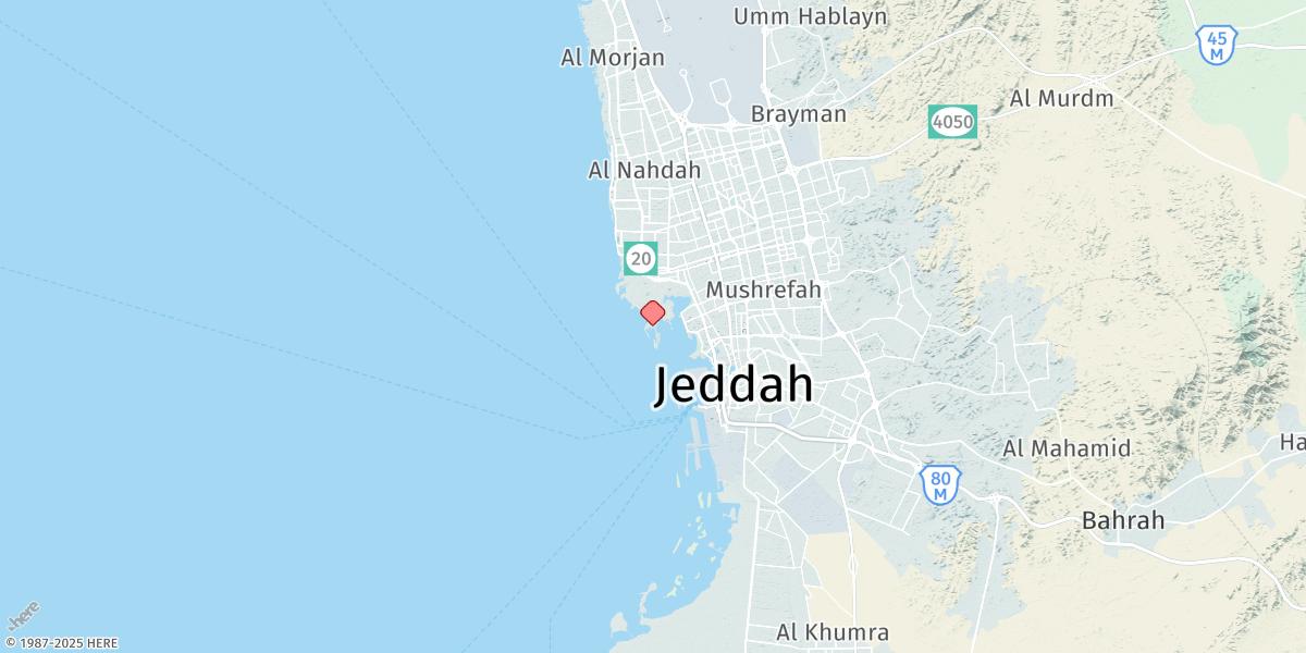Map of Jeddah (Ghubbat Asharah)