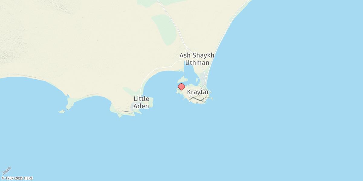 Map of Aden