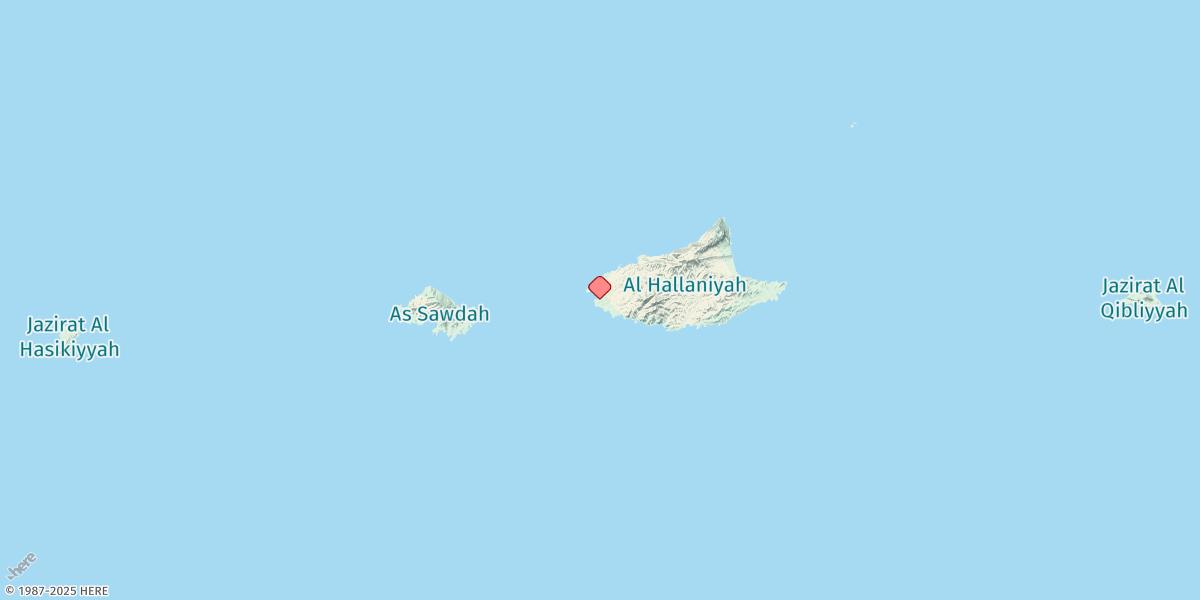 Map of Al Hallaniyah