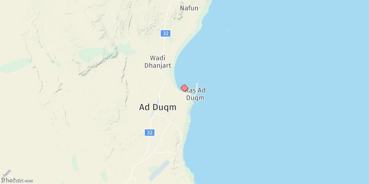 Map of Duqm