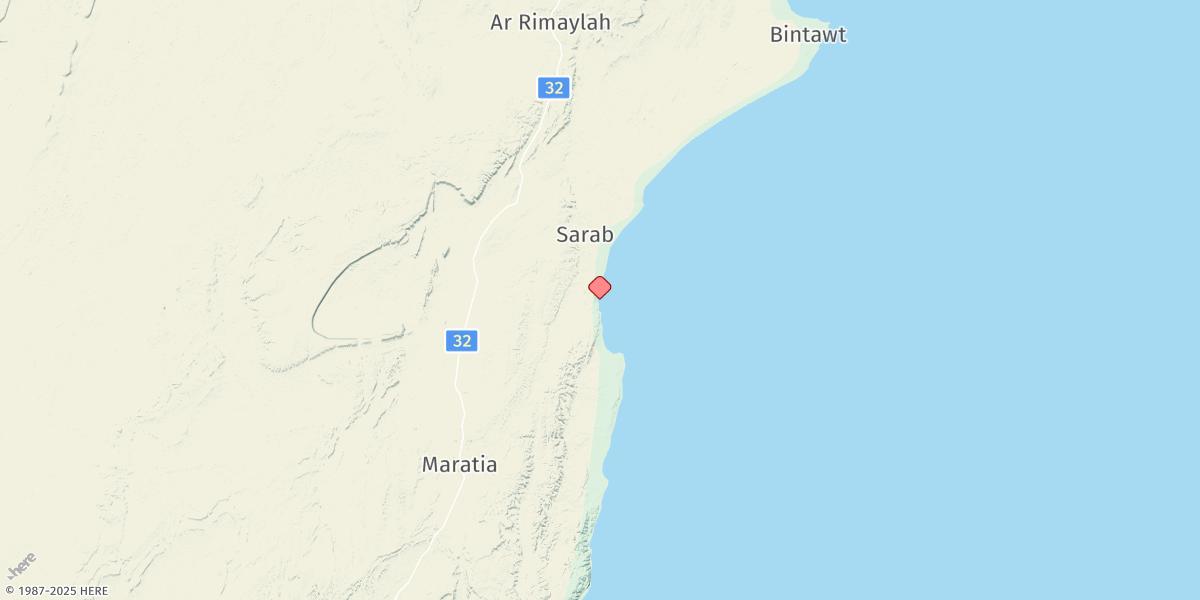 Map of Ras Sarab