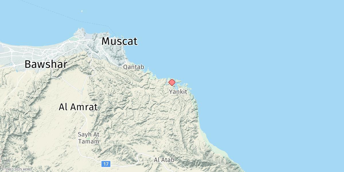 Map of Bandar Khayran