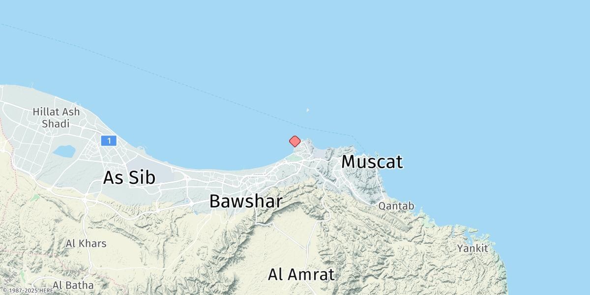 Map of Marsa Al Murjan