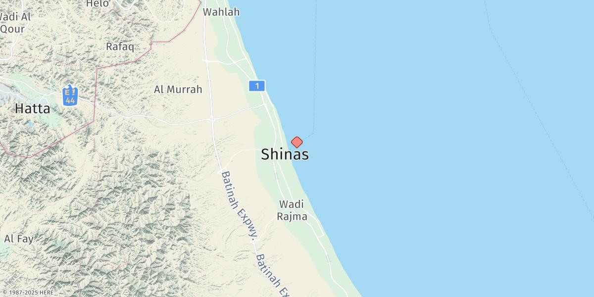 Map of Shinas