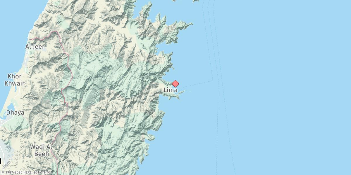 Map of Al Lima
