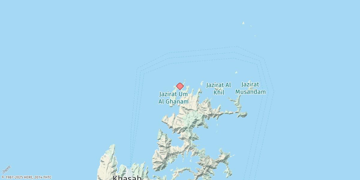Map of Khawr Al Quway