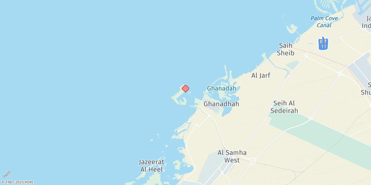 Map of Khalifa Port