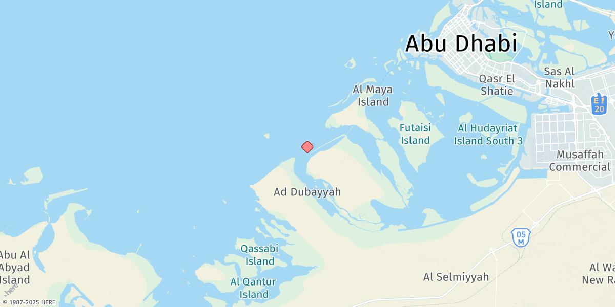 Map of Ras Al Ghaf