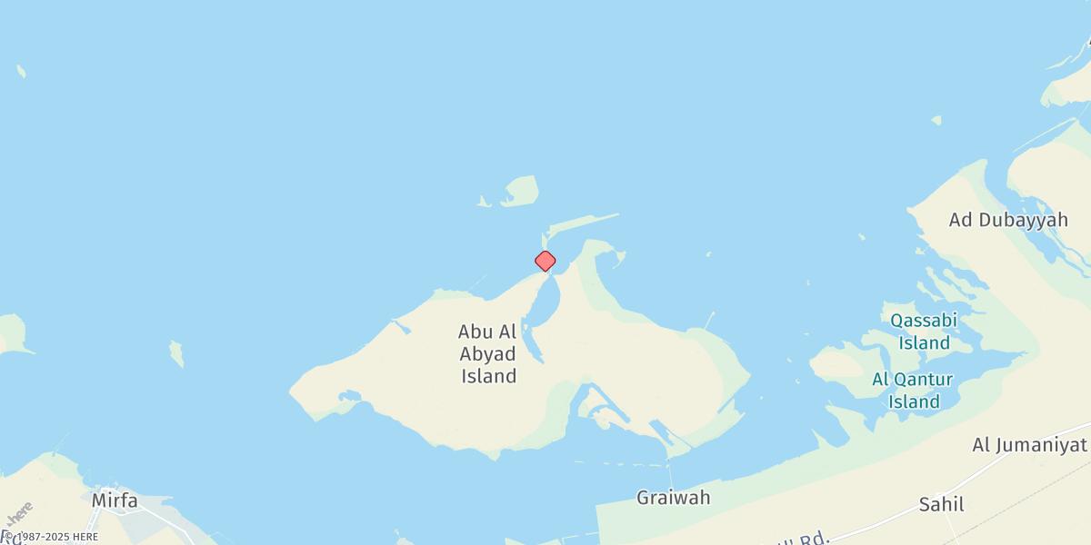 Map of Abu Al Abyad