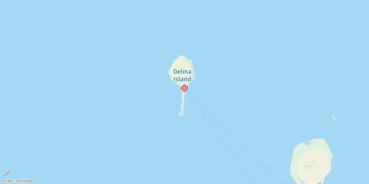 Map of Jazirat Dalma